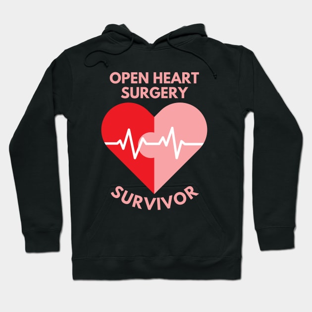 Open Heart Surgery Survivor Hoodie by MtWoodson